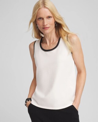 Zenergy® Luxe Cashmere Blend Ballchain Tank
