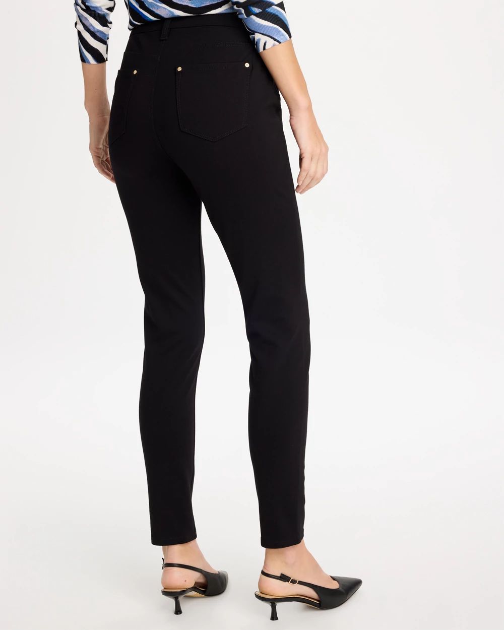 Ponte Five Pocket Skinny Pants click to view larger image.