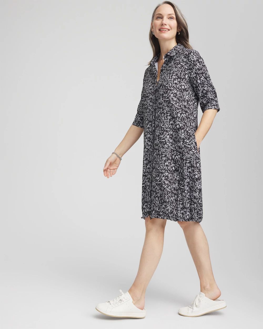 Zenergy® UPF Palms Neema Dress click to view larger image.