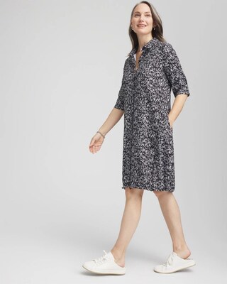 Zenergy® UPF Palms Neema Dress click to view larger image.