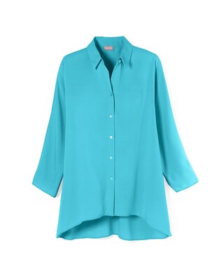 Sheer Collared Shirt