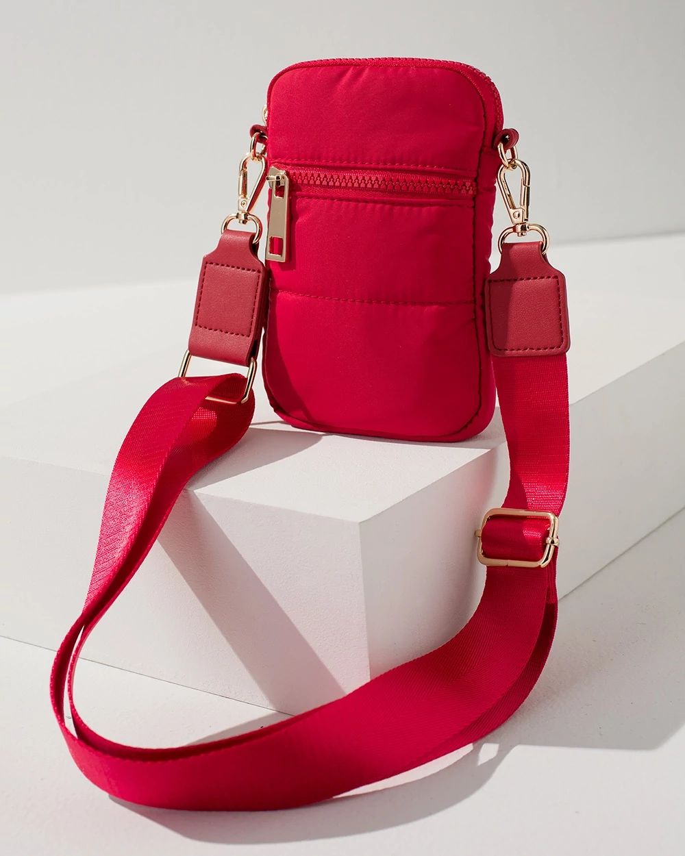 Red Crossbody Phone Case Bag