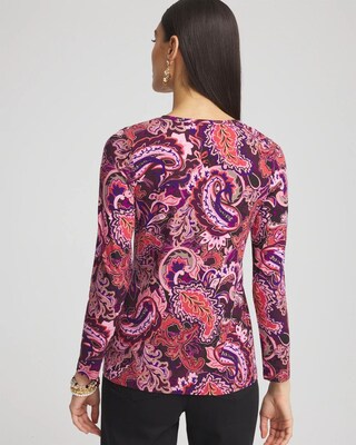 Touch of Cool™ Paisley Layering Tee click to view larger image.