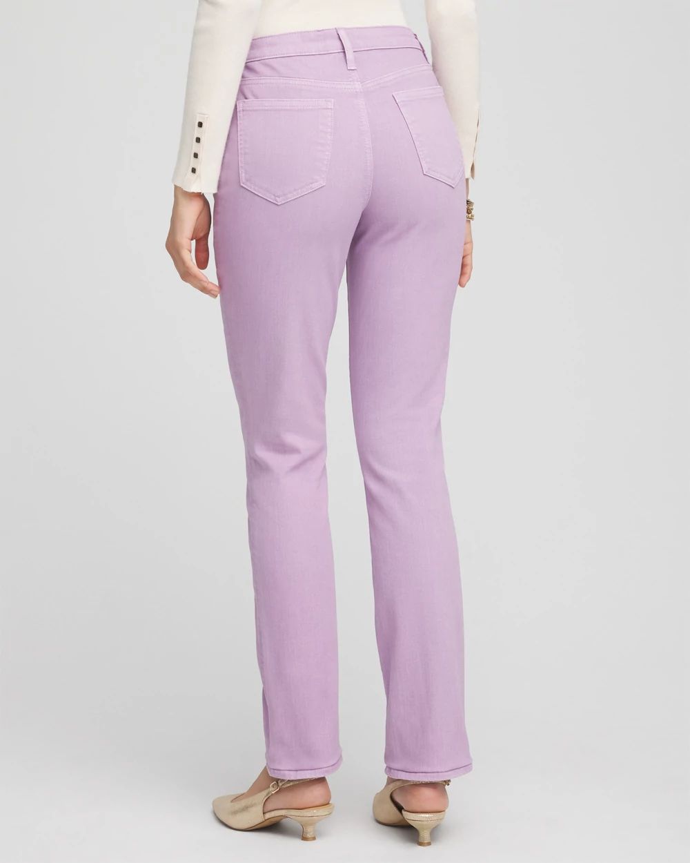 Girlfriend Slim Full-Length Jeans click to view larger image.