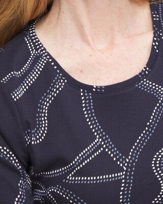 Abstract Everyday Elbow Sleeve Tee