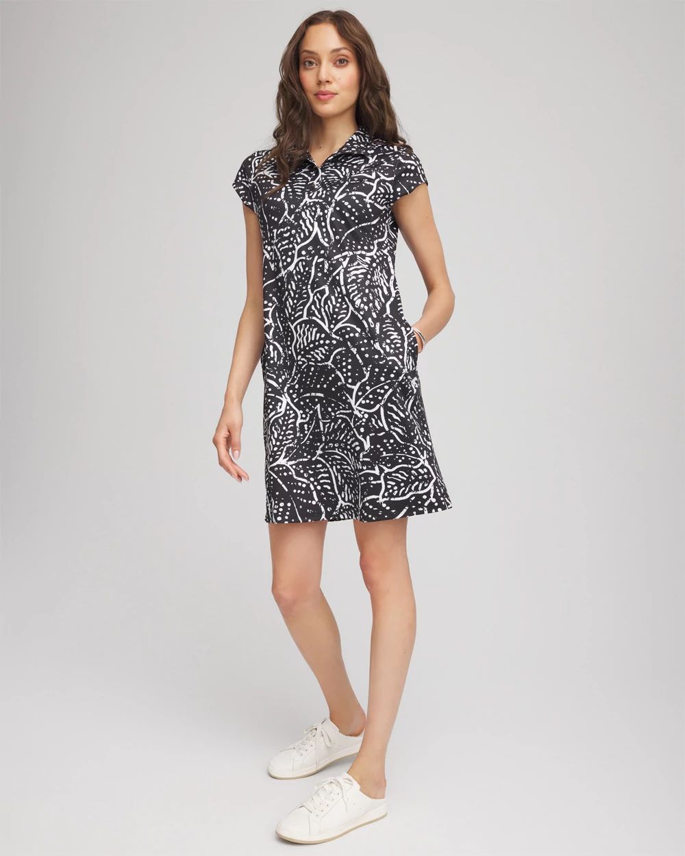 Zenergy® UPF Knit Mockneck Bungee Dress