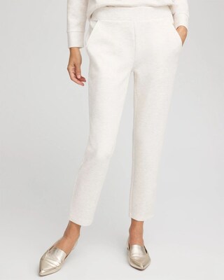 Zenergy® Heathered Scuba Ankle Pants