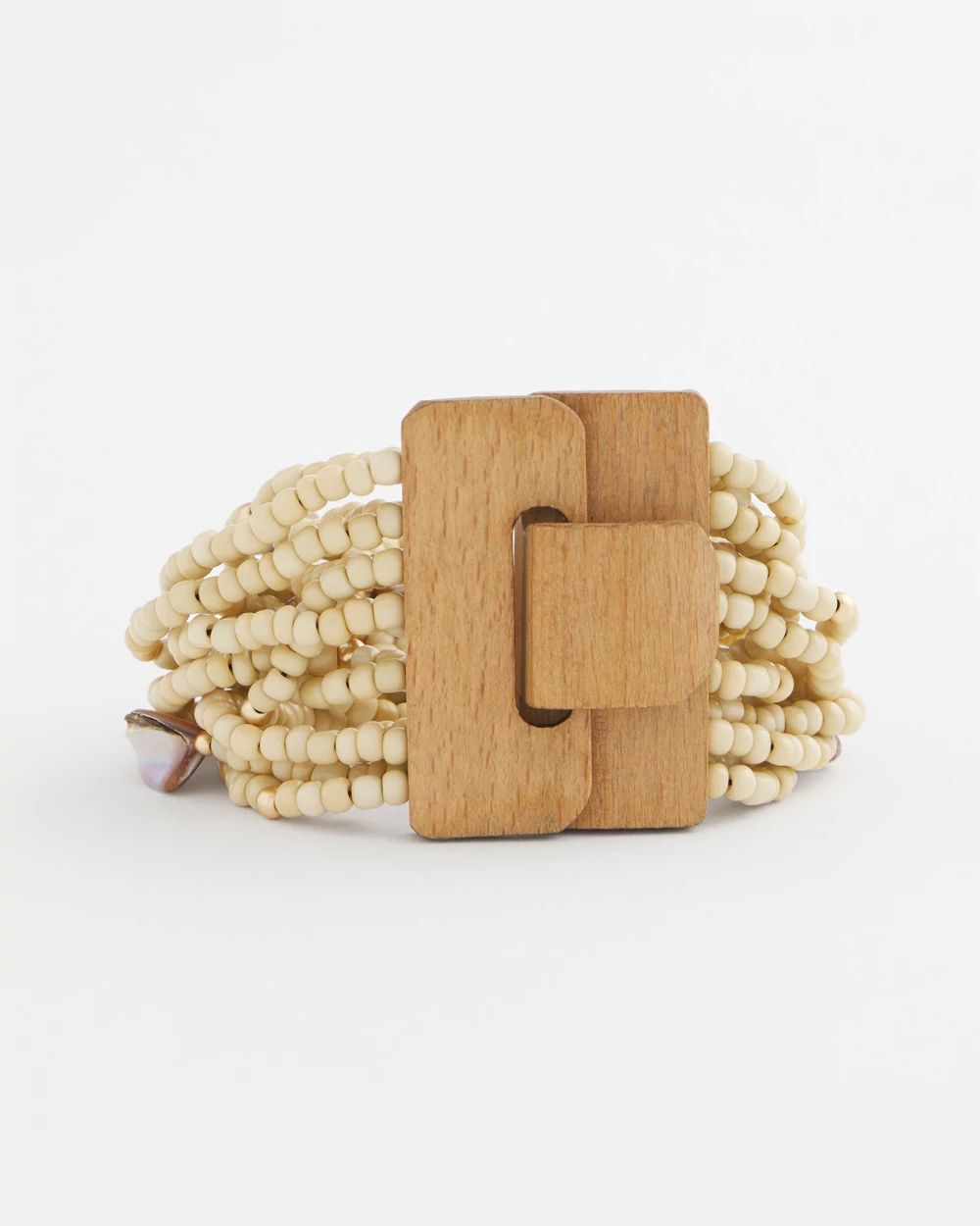Layered Bead & Abalone Bracelet