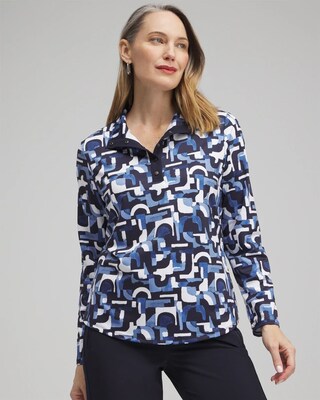 ® UPF Geo Long Sleeve Top