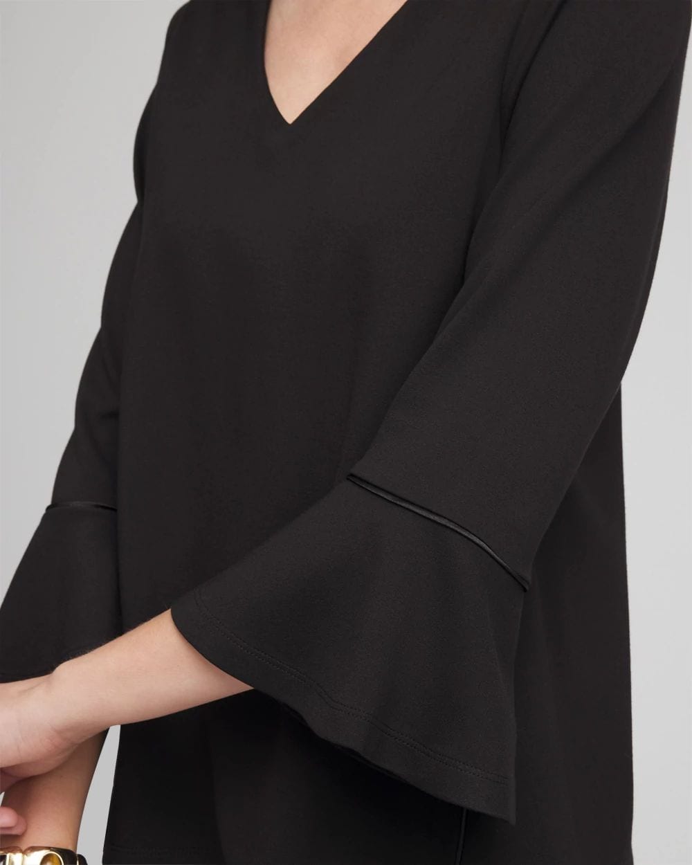 Ponte V-Neck Tee
