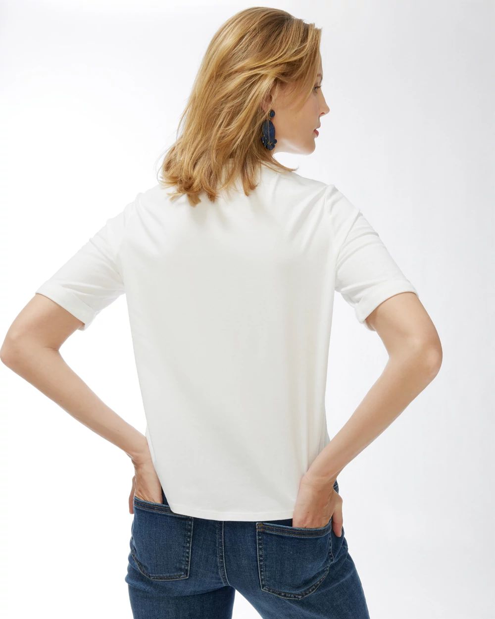 Beaded Embellished Floral Tee