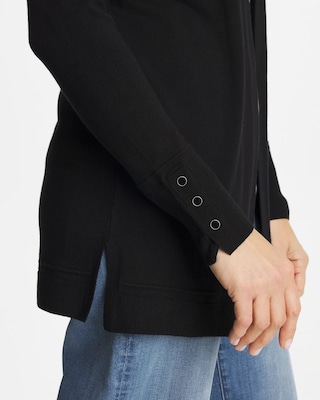 Ella Ottoman-Trim Cardigan click to view larger image.