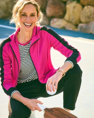 Zenergy® Double-Knit Contrast Jacket