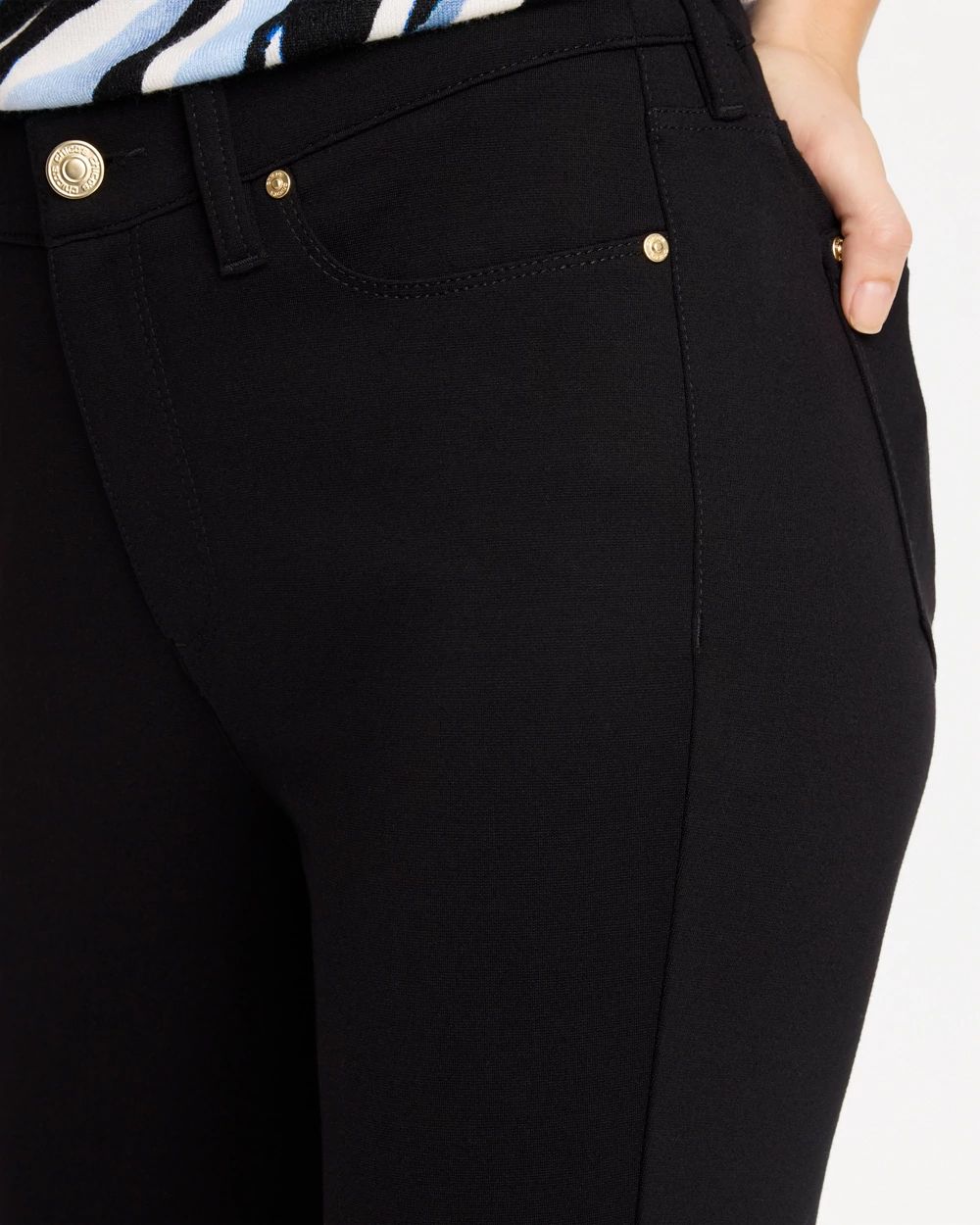 Ponte Five Pocket Skinny Pants click to view larger image.