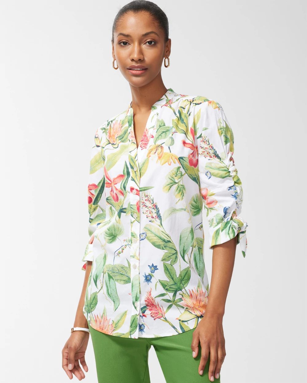 Floral Cotton Blouse