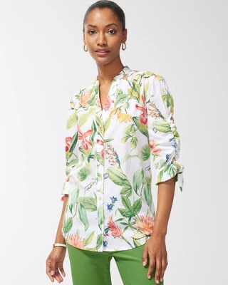 Floral Cotton Blouse