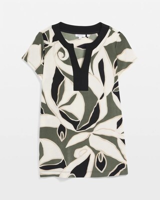 Travelers™ Leaves Cap Sleeve Kurta
