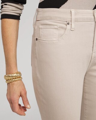 Girlfriend Fray Hem Ankle Jeans click to view larger image.
