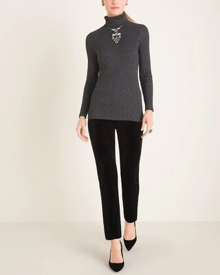 So Slimming Juliet Velvet Ankle Pants