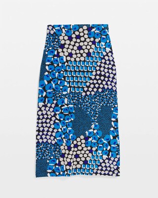 Travelers™ Mixed Dots Midi Skirt