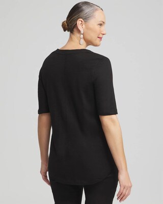 Elbow Sleeve A-line Tee