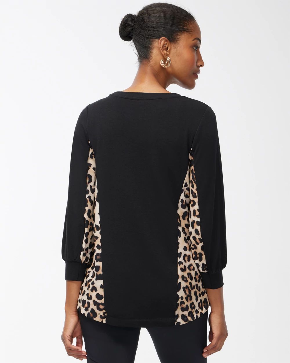 Zenergy Bungee Animal Print Sweatshirt