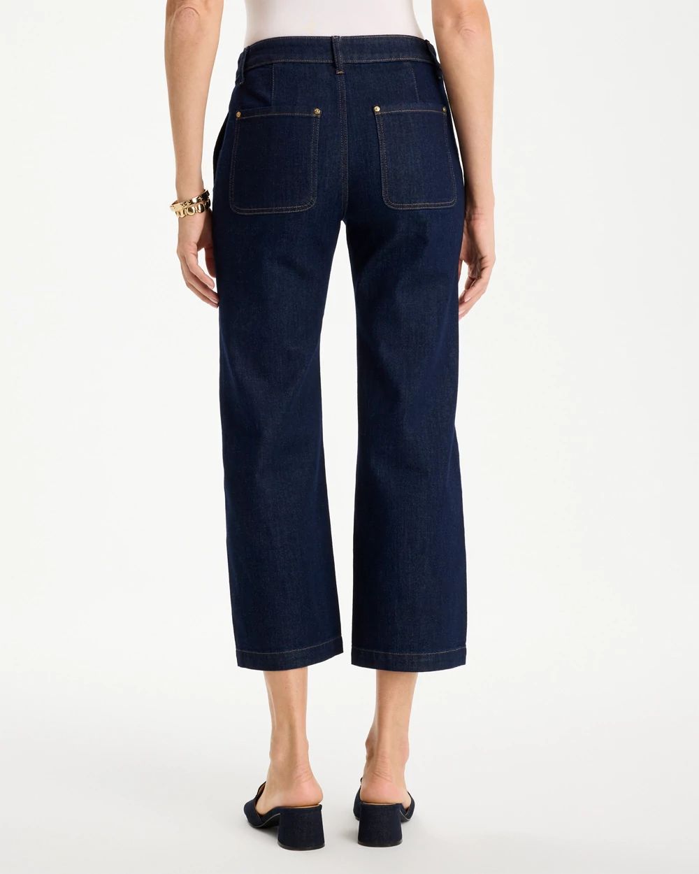 Straight Crop Trouser Jeans