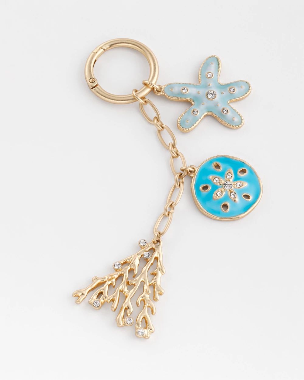 Seashell Key Chain Bag Charm