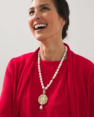 Fresh Water Pearl Pendant Necklace
