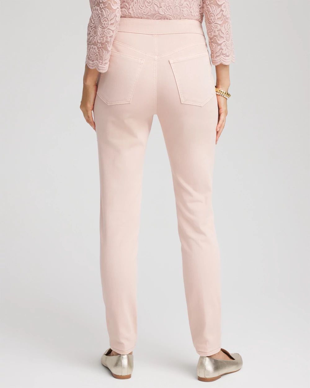 Pull-On Slim-Fit Ankle Jeggings
