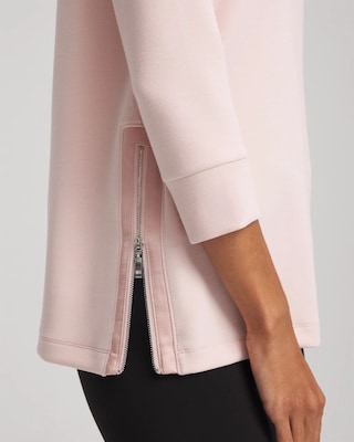 Zenergy® Scuba Satin-Trim Tunic