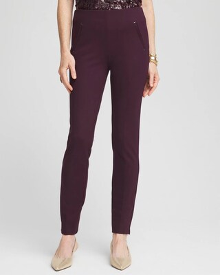 Juliet Ponte Trim Detail Ankle Pants