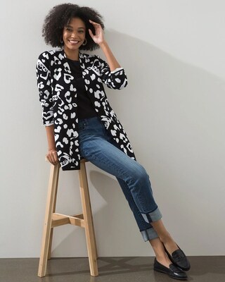 Leopard Love Double Knit Cardigan