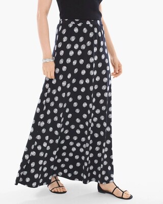 Polka Dot Maxi Skirt