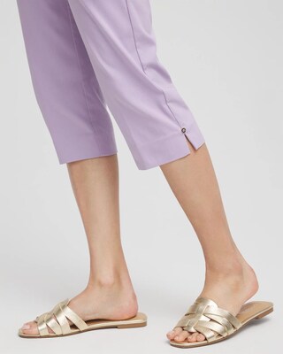 Brigitte™ Rivet Pull-On Capri Pants click to view larger image.