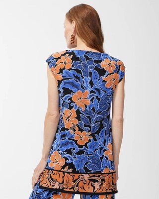Travelers Floral Print Tunic