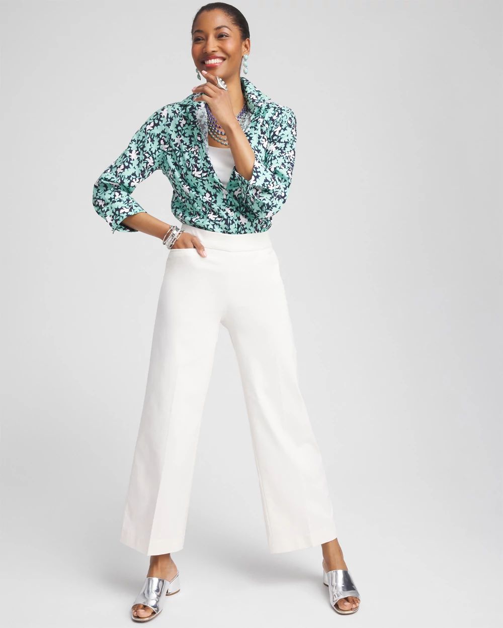 No Iron™ Cool Floral Shirt