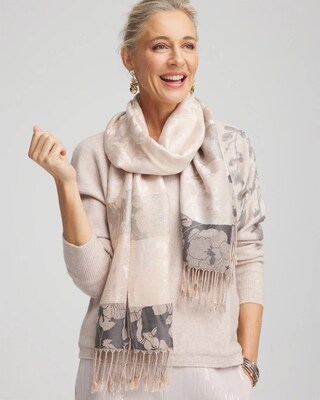 Shimmer Jacquard Scarf click to view larger image.