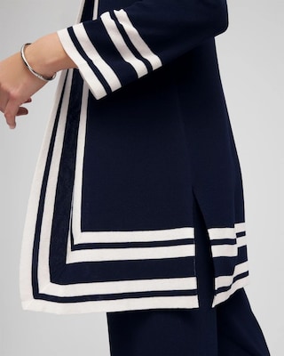 Travelers™ Contrast Border Cardigan click to view larger image.