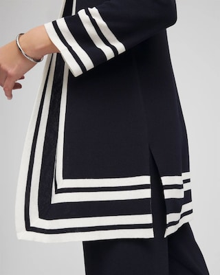 Travelers™ Contrast Border Cardigan click to view larger image.