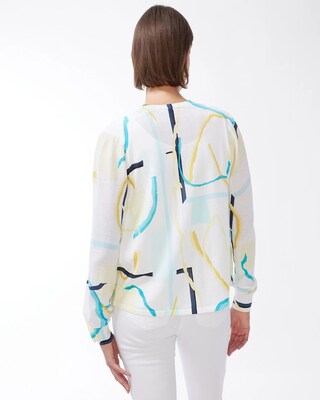 Summer Romance Abstract Cardigan