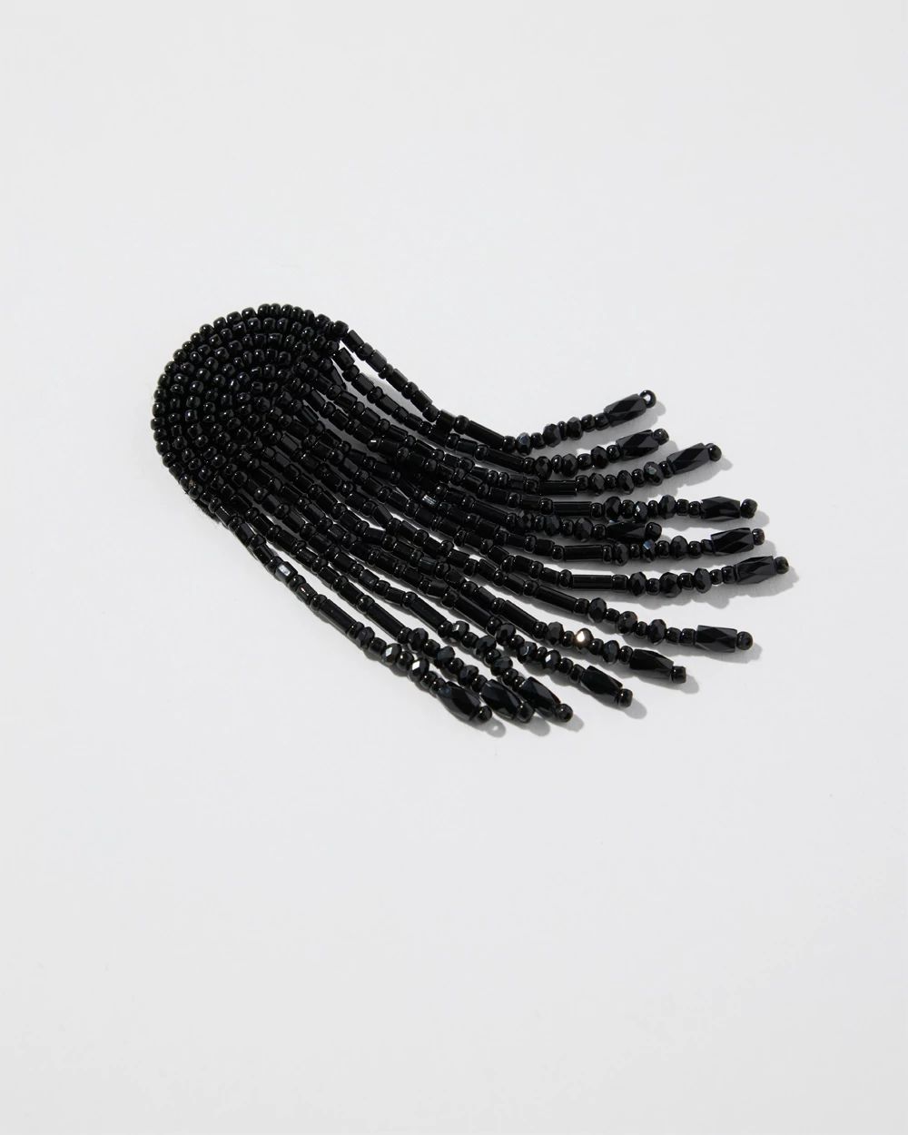 Black Fringe Earrings