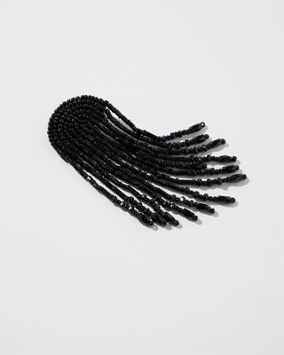 Black Fringe Earrings