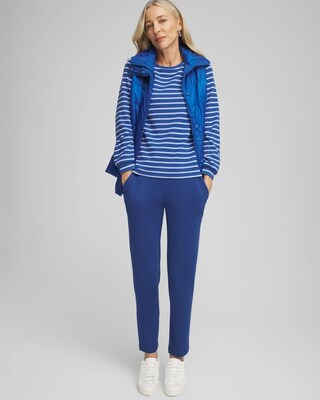 Zenergy® Scuba Striped Top click to view larger image.