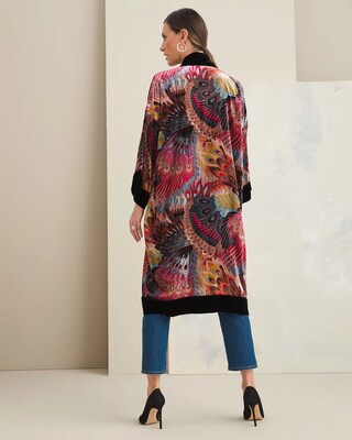 Travelers Velvet Peacock Kimono
