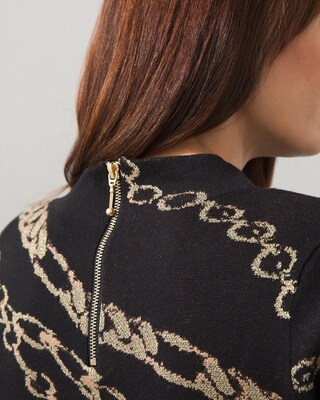Status Chain Jacquard Sweater