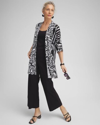 Summer Romance Mixed Animal Print Midi Cardigan