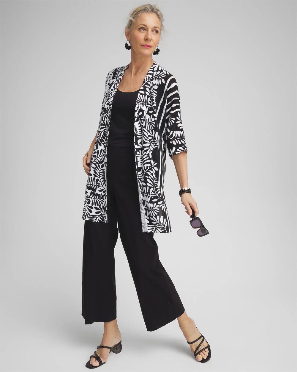 Summer Romance Mixed Animal Print Midi Cardigan