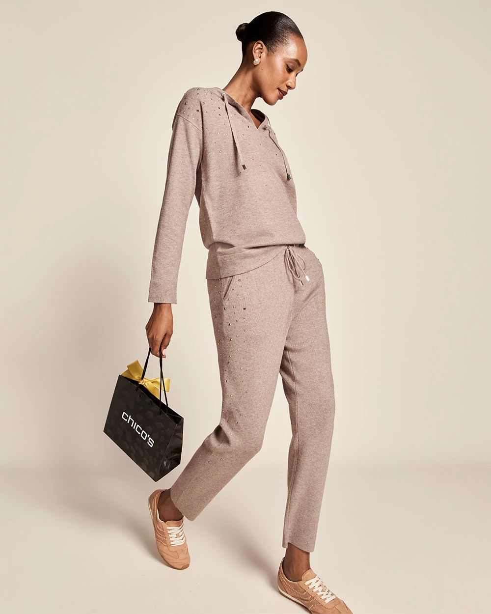 Zenergy® Luxe Rhinestone Ankle Pants