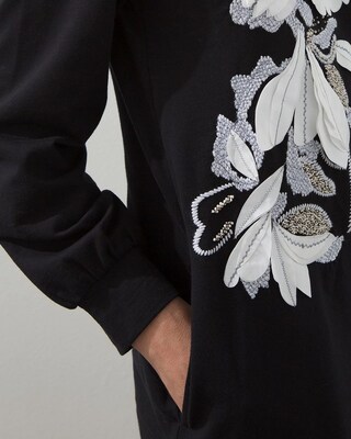 Zenergy French Terry Applique Tunic
